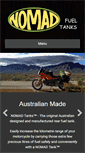 Mobile Screenshot of nomadtanks.com.au